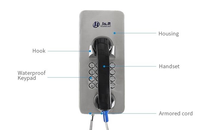 Heavy Duty, Vandal Resistant Metal Telephones